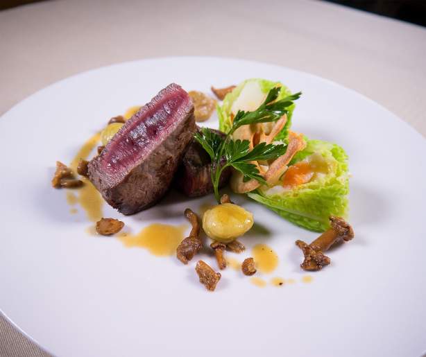 Plat gastronomique restaurant Diderot